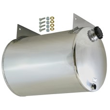 Water Tank Kit. Polished Aluminium With Mount Brackets & Hardware - 60 Litre